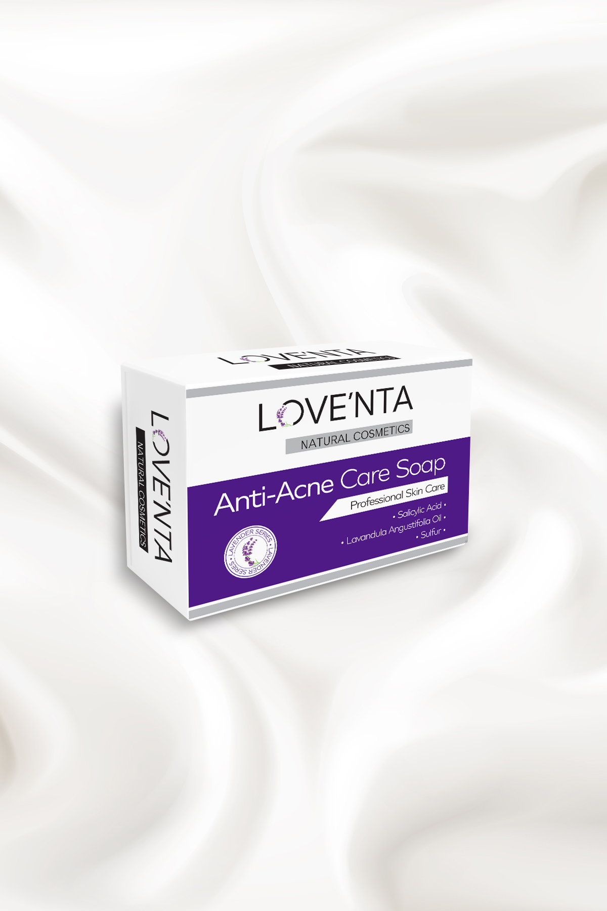 Love'nta Anti-Acne Care Soap / Lavanta Yağlı Akne Karşıtı Bakım Sabunu